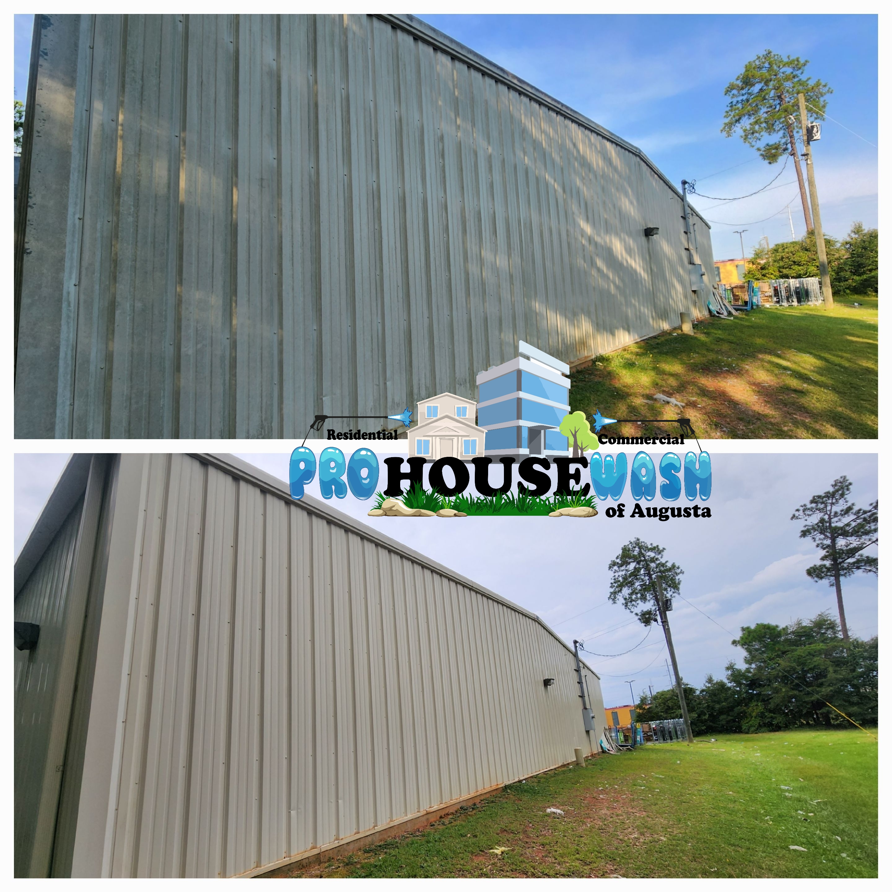 Commercial Pressure Washing for Dollar General in Hephzibah, GA